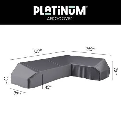 Platinum Aerocover platform loungesethoes 325x255 cm - Rechts