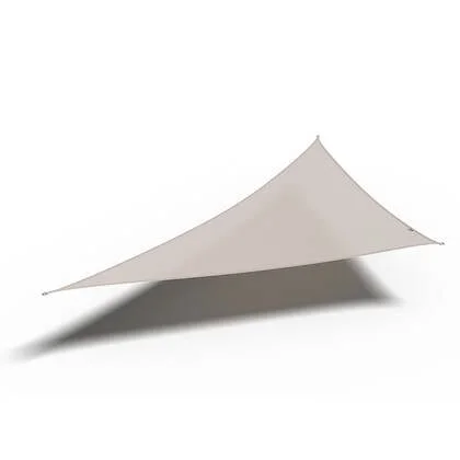 Platinum Coolfit schaduwdoek driehoek 90° - 5.0x5.0x7.1m - greige