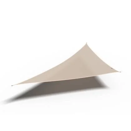 Platinum Coolfit Shade sail triangle 90° 570x400x400 - Off White - Met
