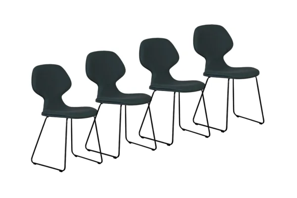 Pode Chiba eetkamerstoel set van 4 stuks