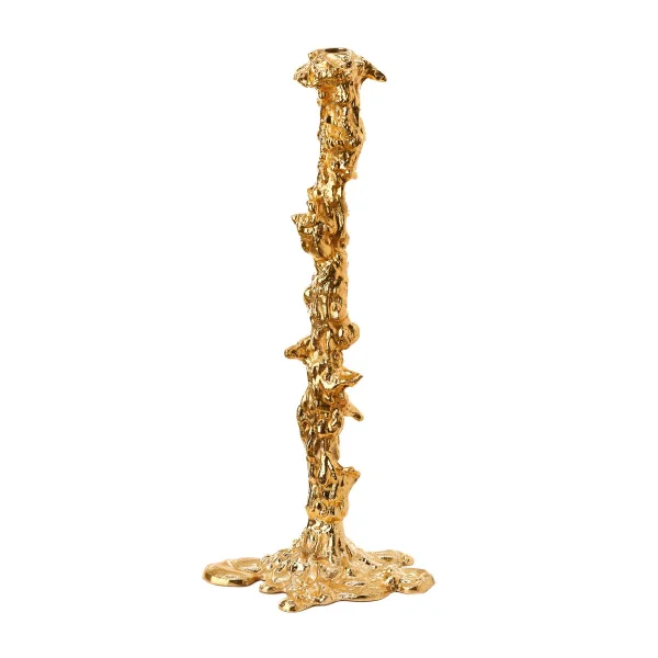 POLSPOTTEN Drip kandelaar XXL 50 cm Goud