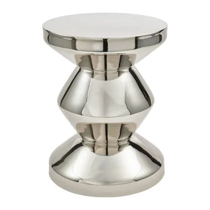 POLSPOTTEN Zig Zag Bijzettafel - Zilver