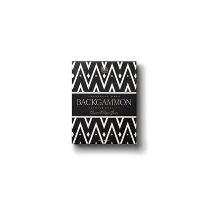 Printworks Spel - Backgammon Lacquered - Zwart