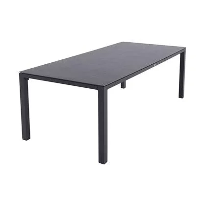 ProLoisirs Chaneo tuintafel - 220x100 cm. - Antraciet