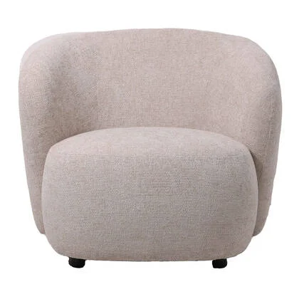 PTMD Aphrodite Cream Fauteuil Legacy 15 Dove Fabric