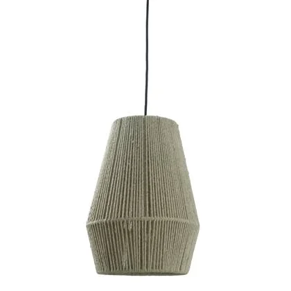 PTMD Juta Natural jute hanging lamp long round