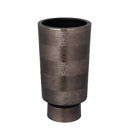 PTMD - Pot Erga - Zwart - 26.5x26.5x50.5cm