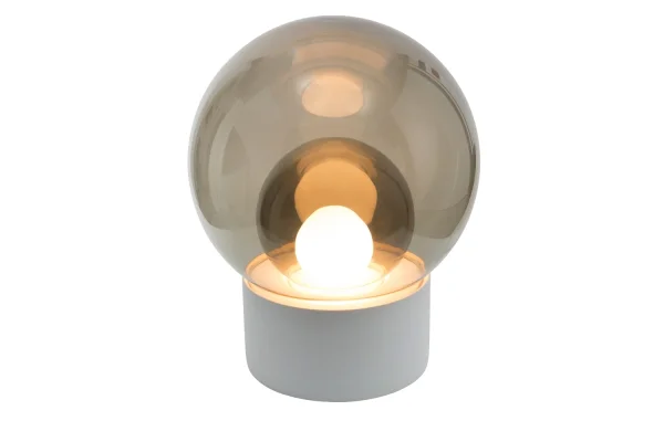 Pulpo Boule Vloerlamp Medium  - rookgrijs/ rookgrijs/ zwart - wit