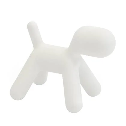 Puppy kinderstoel medium gebroken wit