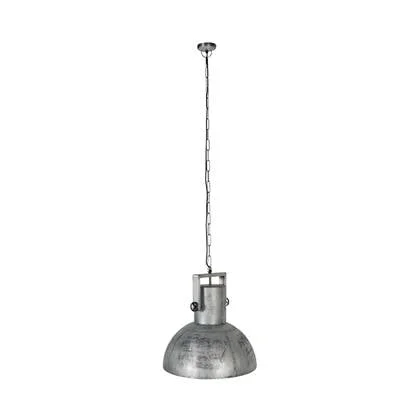 QAZQA Industriële hanglamp grijs 40 cm - Samia Sabo