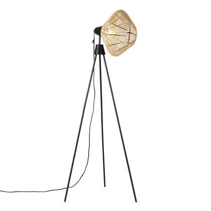 QAZQA Landelijke vloerlamp tripod touw - Jenthe