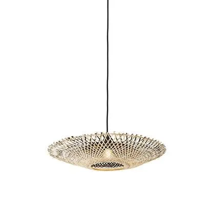 QAZQA Oosterse hanglamp bamboe 50 cm - Rina