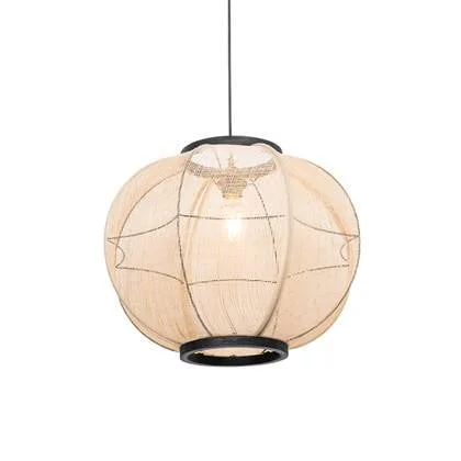 QAZQA Oosterse hanglamp bruin 48 cm - Rob