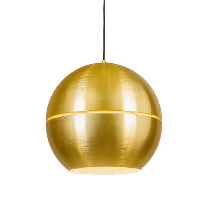 QAZQA Retro hanglamp goud 40 cm - Slice