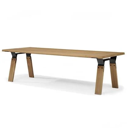 QLiv Bridge tafel 180x90 Skylt Soap Oak