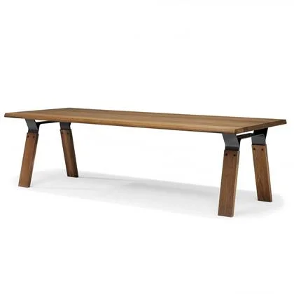 QLiv Bridge tafel 200x100 Smoked Oak