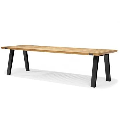 QLiv Side-to-Side tuintafel 230x100, zwart frame