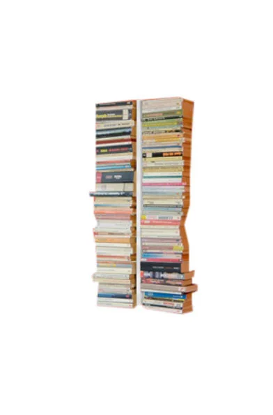 Radius Booksbaum dubbel boekenwandrek - wit - Hoogte 90 cm