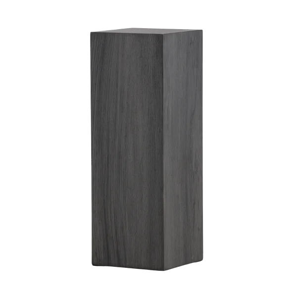 Rana houten decoratieve zuil zwart - 65 x 23 cm