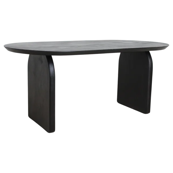 Raw Materials Bullnose eettafel gesloten zwart - 180 cm