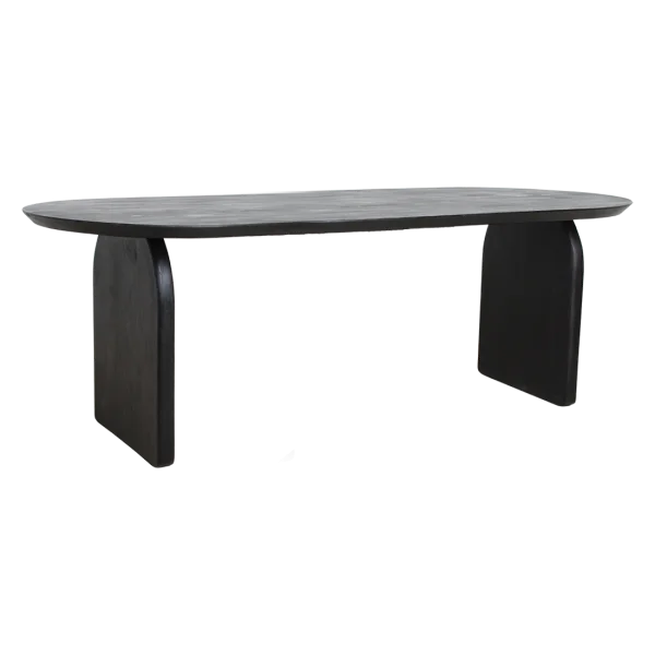 Raw Materials Bullnose eettafel gesloten zwart - 240 cm