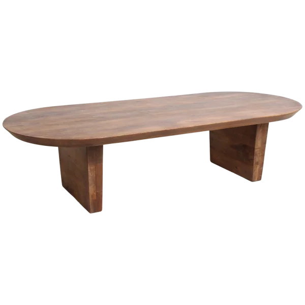 Raw Materials Bullnose salontafel bruin