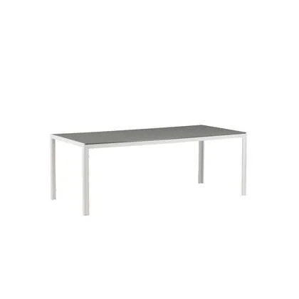 Rebellenclub Argento Tuintafel - 205 x 90 cm - Grijs