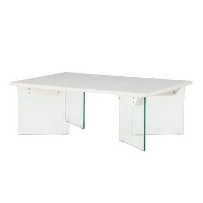 Rebellenclub Arnebo Salontafel - 120x 80 cm - Wit