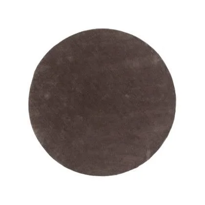 Rebellenclub Bramming Vloerkleed Rond ø200 - Donker grijs