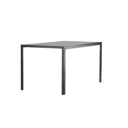 Rebellenclub Cappero Tuintafel - 140 x 80 cm - Zwart