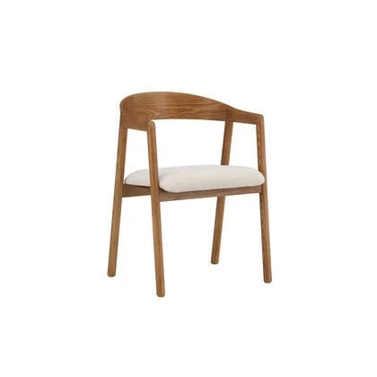 Rebellenclub Loima Eetkamerstoel - Set van 2 - Gerookt eiken