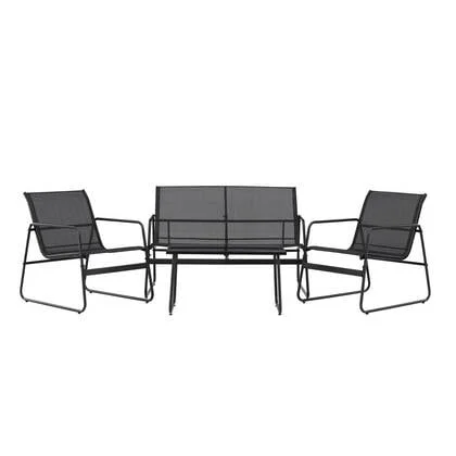 Rebellenclub Mistral Loungeset - Zwart