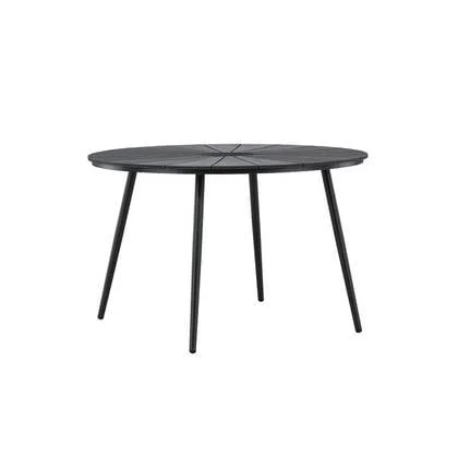 Rebellenclub Nella Tuintafel - ø120cm - Zwart