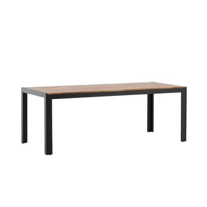 Rebellenclub Rama Tuintafel - 205 x 90 cm - Zwart