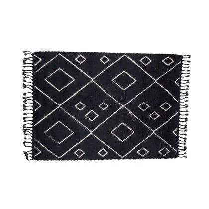 Rebellenclub Rossel Vloerkleed - 350 x 250 cm - Zwart