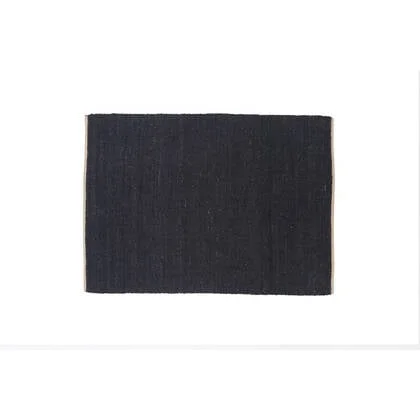 Rebellenclub Yani Vloerkleed - 240 x 170 cm - Zwart Jute