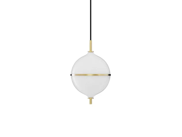 Rebello Decor - Eternal Moonlight Hanglamp Medium Coated Brass/Opal/Black