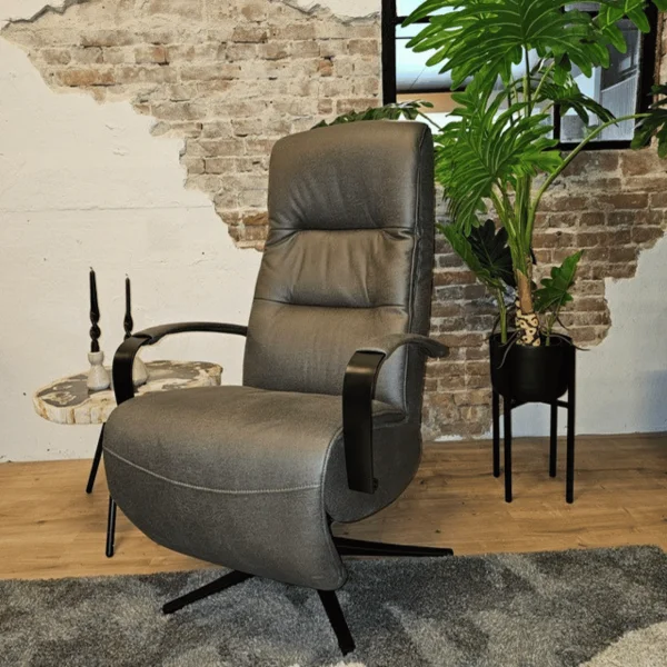 Relaxfauteuil Lenny | Bull antraciet