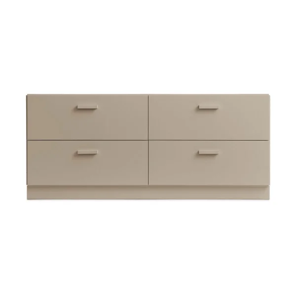 Relief Relief bureau laag met sokkel 123x46,6 cm beige