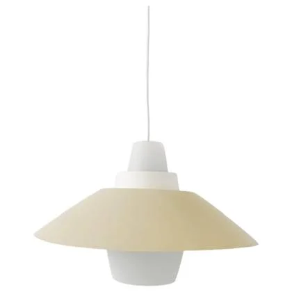 Reliving Vintage Hanglamp Jaren 60 Metaal Opaline Louis Kalff Stijl