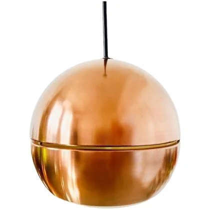 Reliving Vintage Space Age Hanglamp Bol Koper Mid-Century