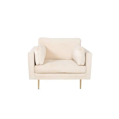 Renzo Fauteuil - Beige Velours