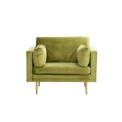 Renzo Fauteuil - Groen Velours