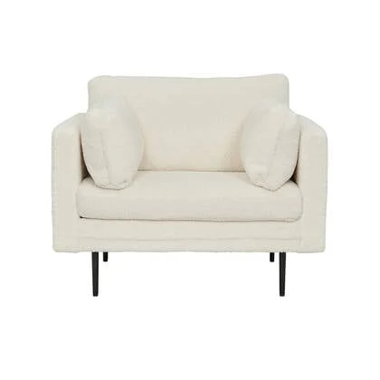 Renzo Fauteuil - Wit Teddy