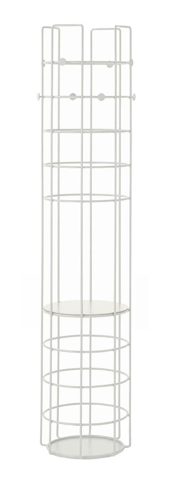 Richard Lampert Bazar kapstok - met schap - wit