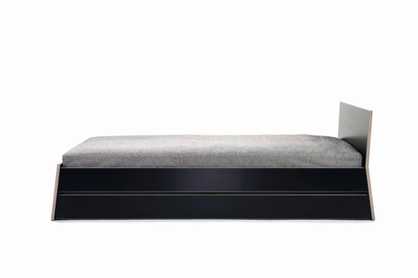 Richard Lampert Bed Stockholm - Fenolhars zwart-bruin - bedstee met lade - 140 cm