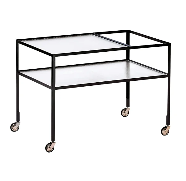 Richard Lampert Herbert Hirche bar trolley - zwart