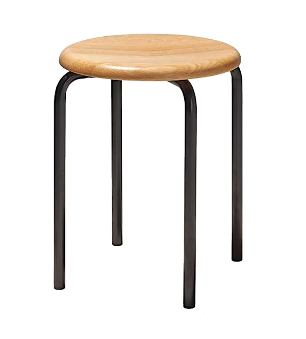 Richard Lampert Tom stapelkruk - zwart - eiken natuur