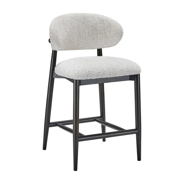 Richmond Barstoel Cherry Chenille - Crème (zithoogte 68cm)