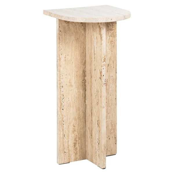 Richmond Bijzettafel Costello Travertin, 26 x 26cm - Beige